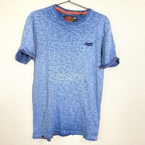 Superdry Mens Shirt Size Medium Low Roller Blue
